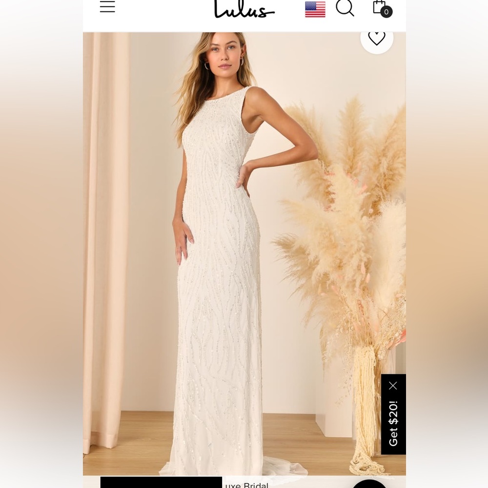 Lulu’s Luxe Wedding Dress
